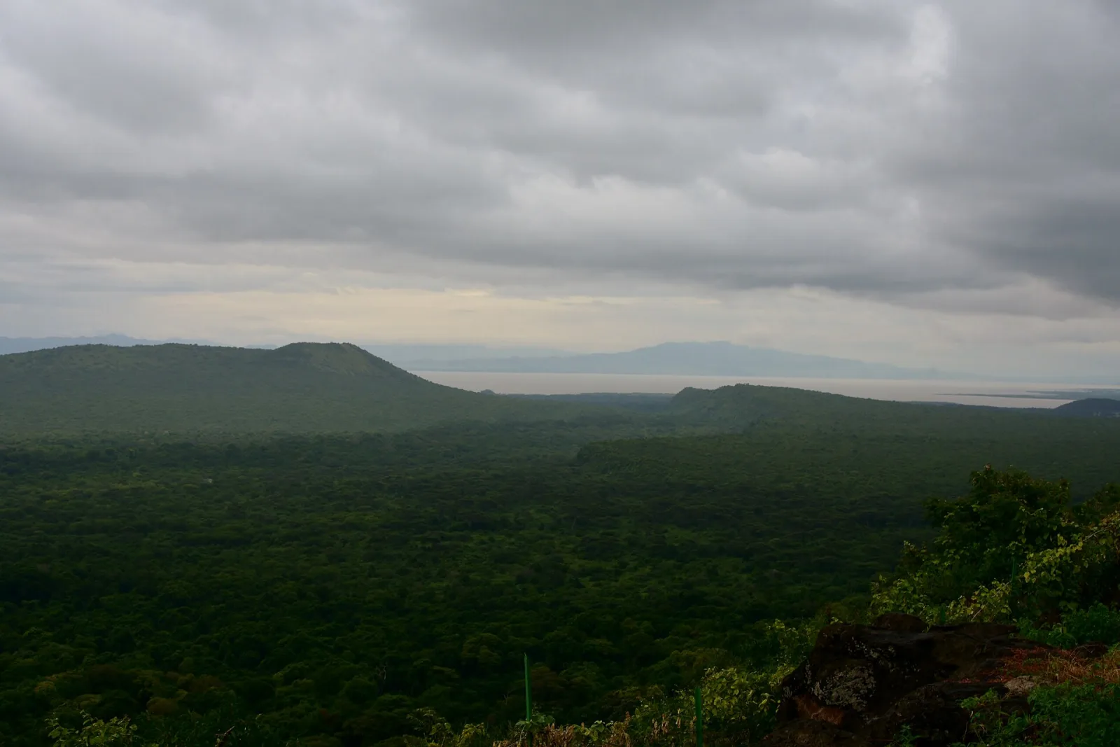 Lake Chamo and the Rift Valley landscape below Arba Minch